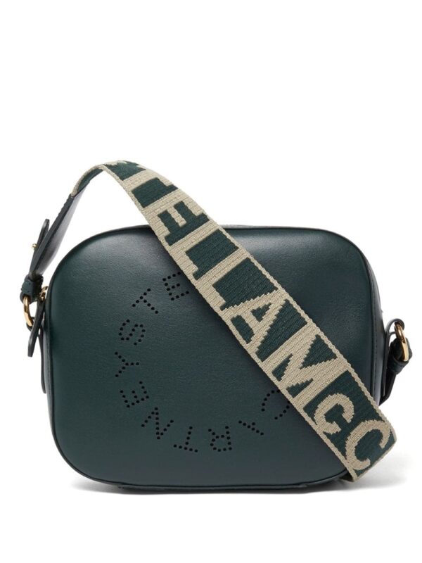 Stella McCartney small perforated-logo camera bag