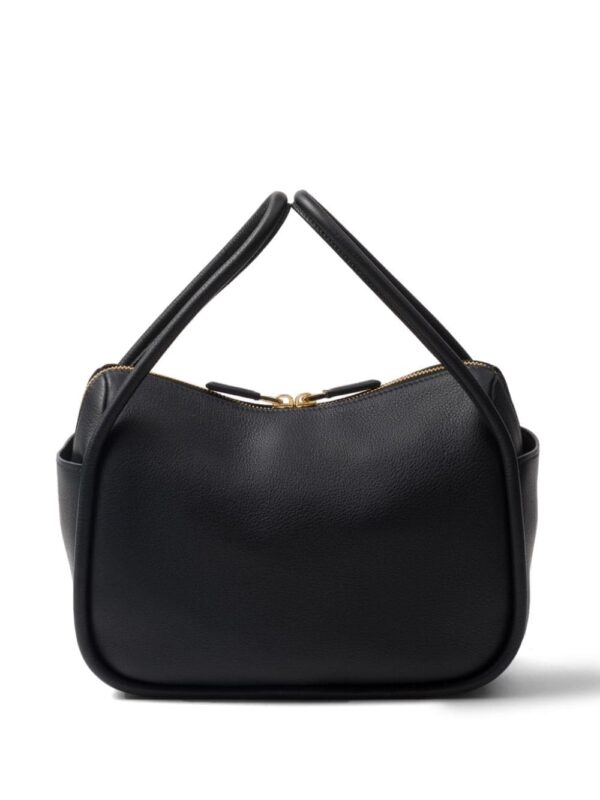 Prada logo-appliqué leather tote bag - Image 2