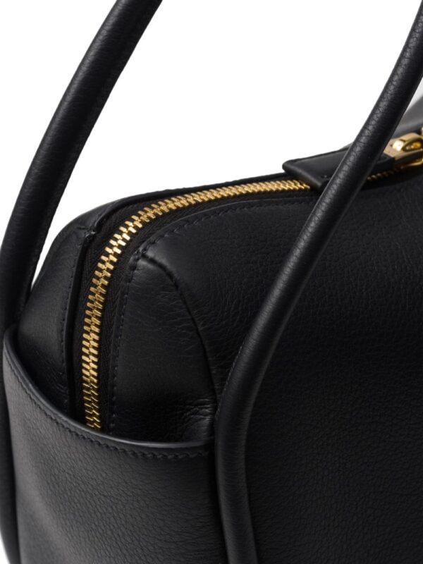 Prada logo-appliqué leather tote bag - Image 5