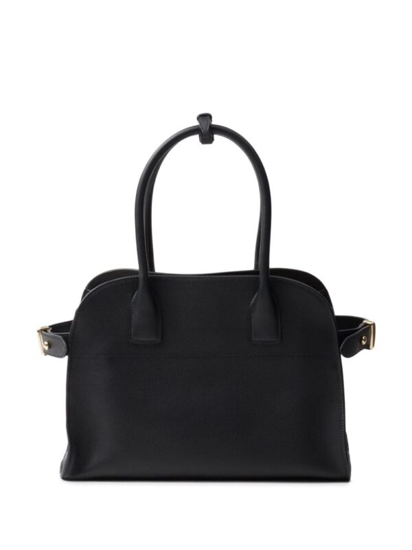 Prada logo-lettering leather tote bag - Image 2