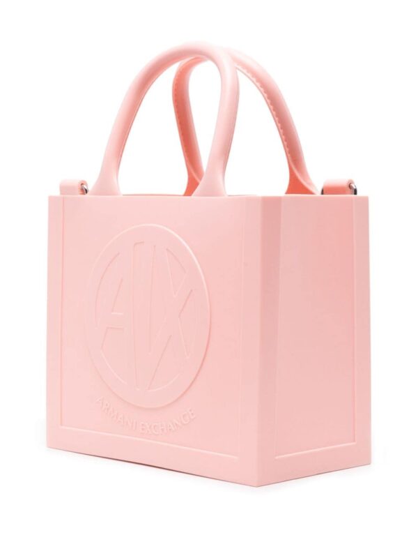 Armani Exchange small logo-embossed tote bag - Image 2