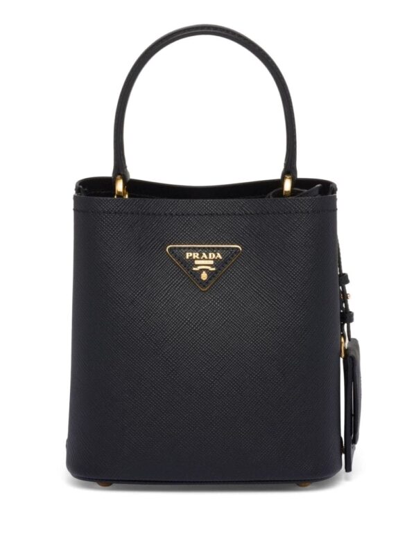 Prada small Panier leather tote bag