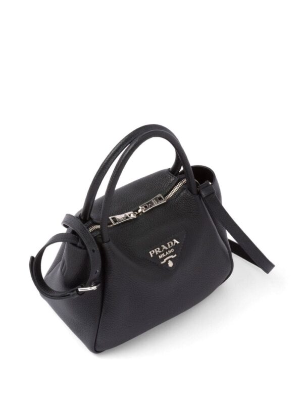 Prada logo-lettering top-handle bag - Image 4