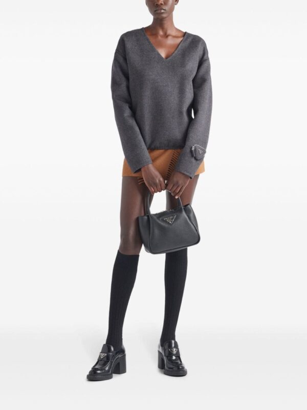 Prada logo-lettering top-handle bag - Image 2
