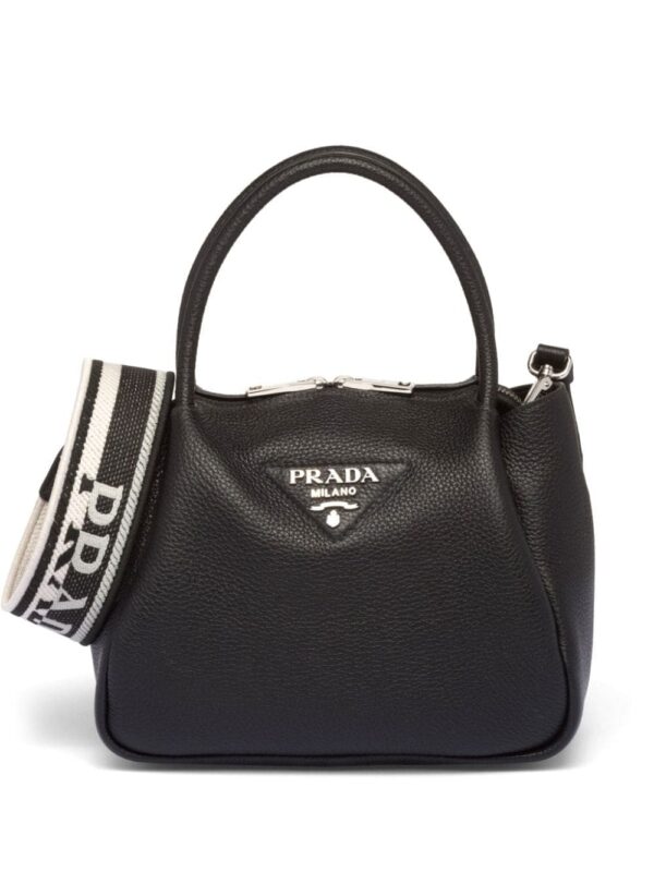 Prada logo-lettering top-handle bag