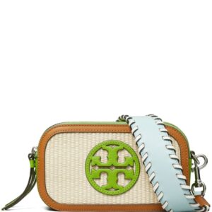 Tory Burch Miller raffia crossbody bag