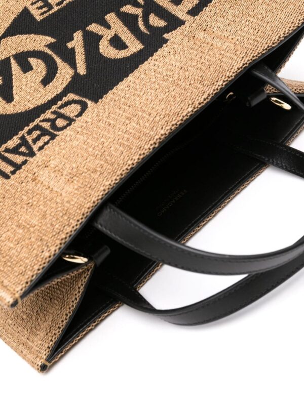Ferragamo small logo-embroidered tote bag - Image 5
