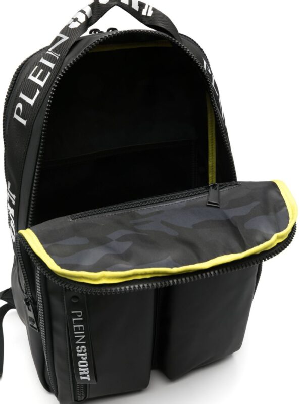 Plein Sport Boston logo-embossed backpack - Image 4