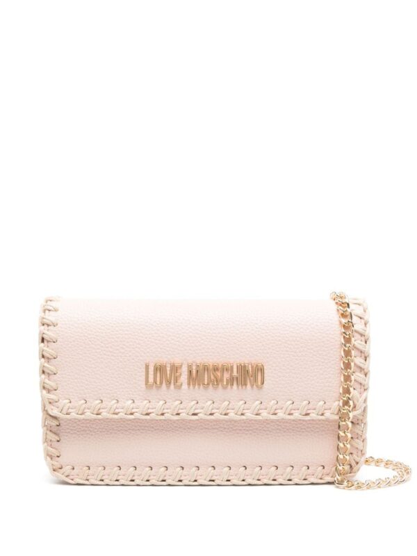 Love Moschino logo-lettering shoulder bag