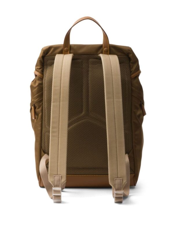 Prada triangle-logo buckled backpack - Image 6