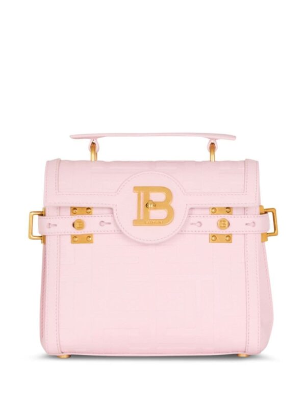 Balmain B-Buzz 23 leather tote bag