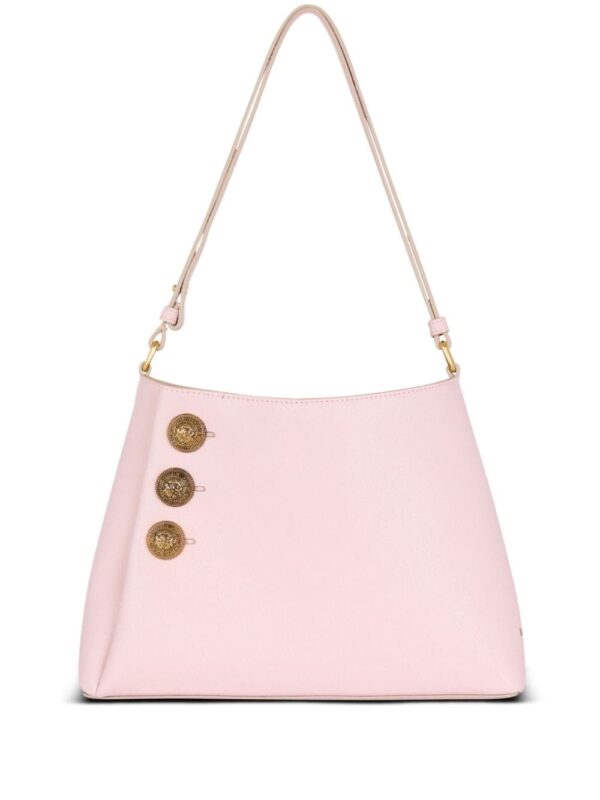 Balmain Emblème leather shoulder bag