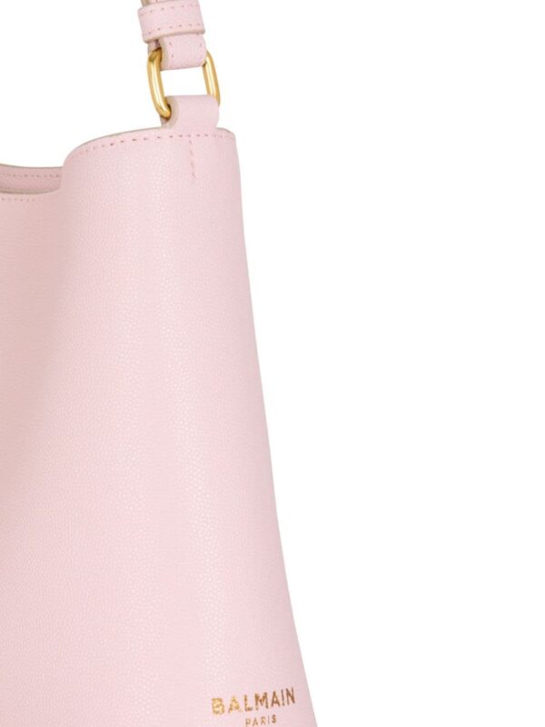 Balmain Emblème leather shoulder bag - Image 5