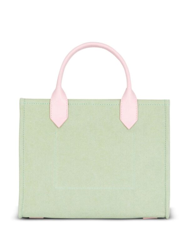 Balmain small B-Army canvas tote bag - Image 3