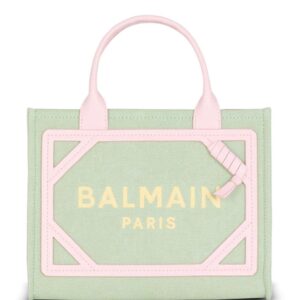 Balmain small B-Army canvas tote bag