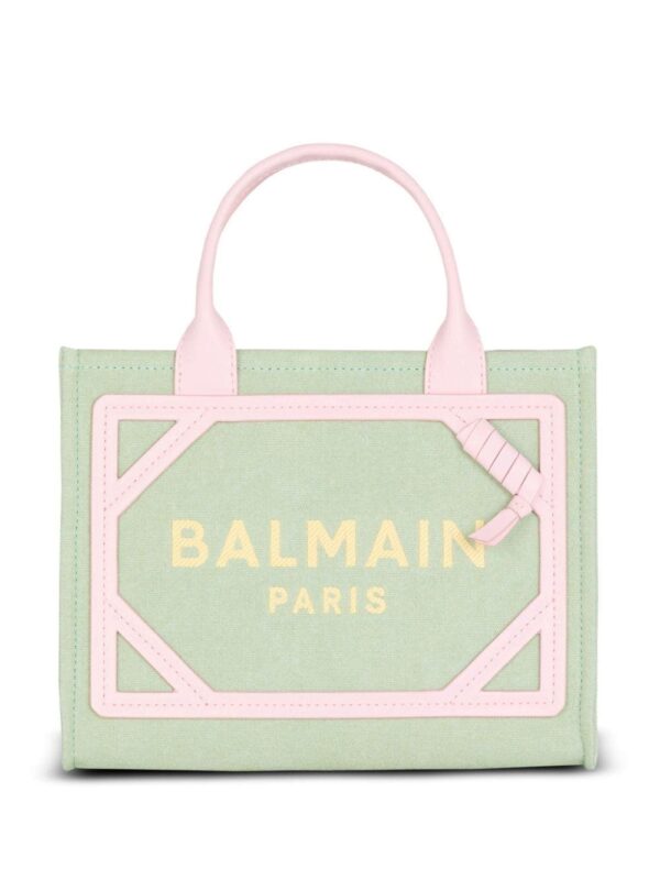 Balmain small B-Army canvas tote bag