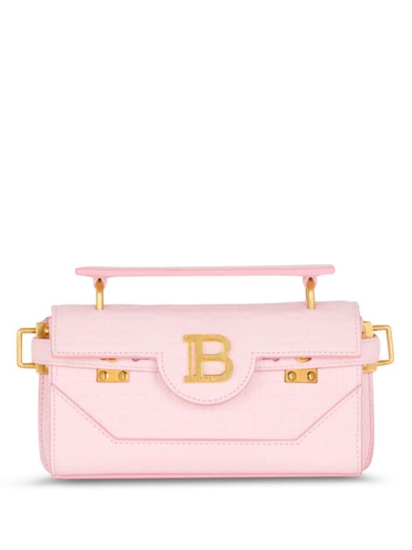 Balmain B-Buzz 19 leather tote bag