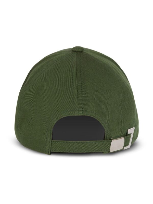 Balmain logo-embroidered cotton cap - Image 3