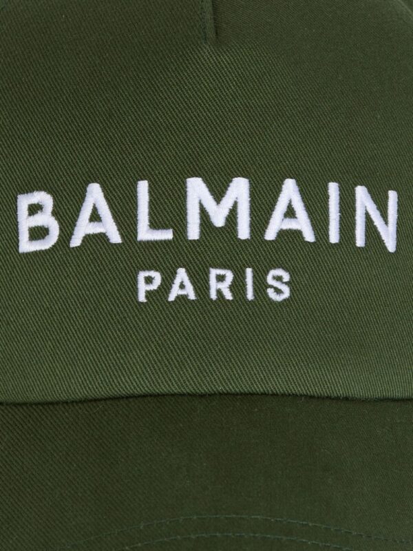 Balmain logo-embroidered cotton cap - Image 4
