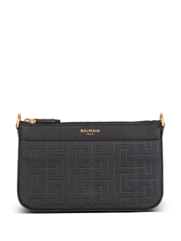 Balmain 1945 PB Labyrinth monogram mini bag