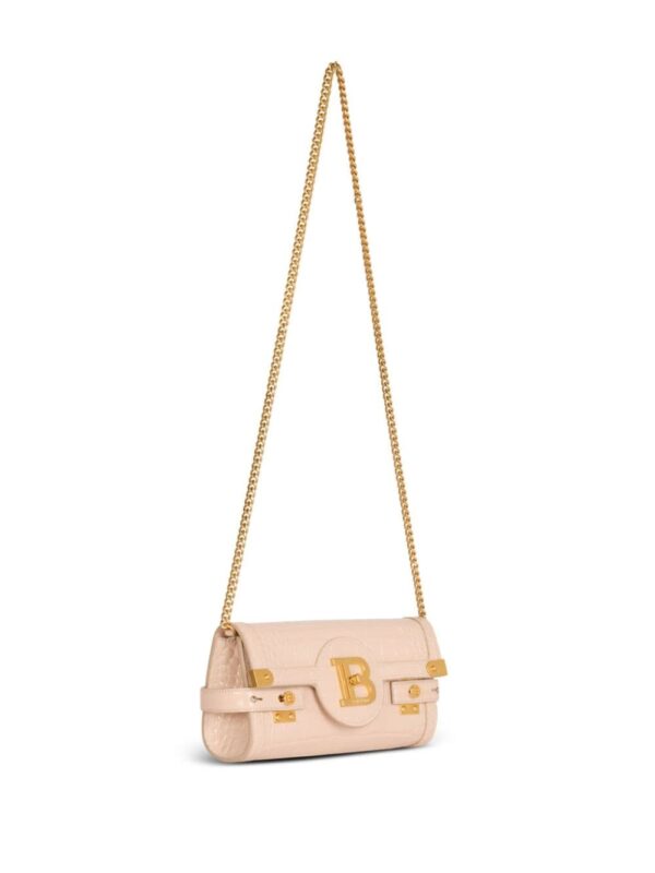Balmain B-Buzz leather clutch bag - Image 4