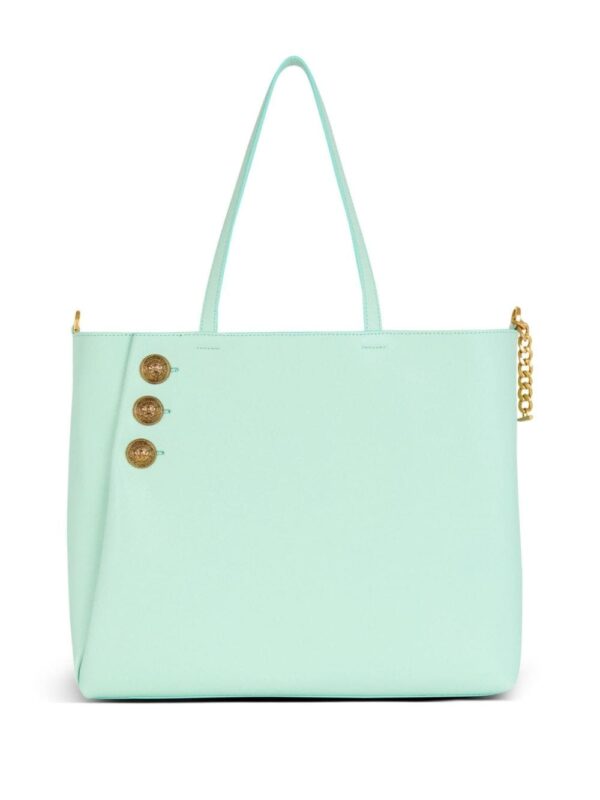 Balmain Emblème leather tote bag - Image 4