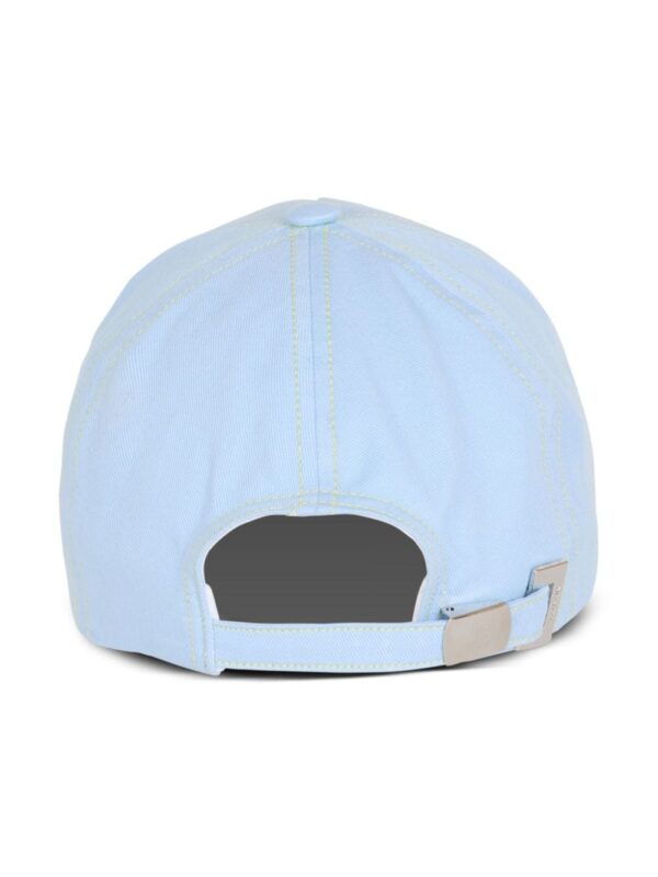 Balmain logo-embroidered cotton cap - Image 3