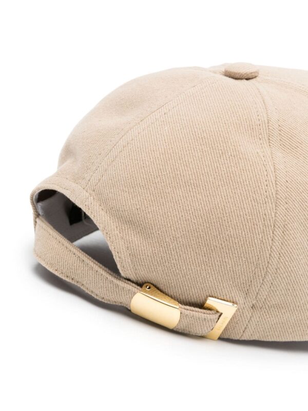 Balmain embroidered-logo cotton cap - Image 2