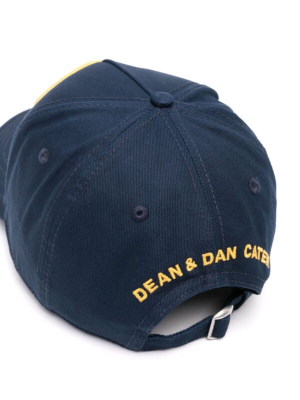 DSQUARED2 logo-patch cotton baseball cap - Image 2