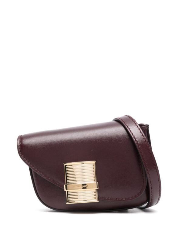 Ferragamo logo-engraved leather mini bag