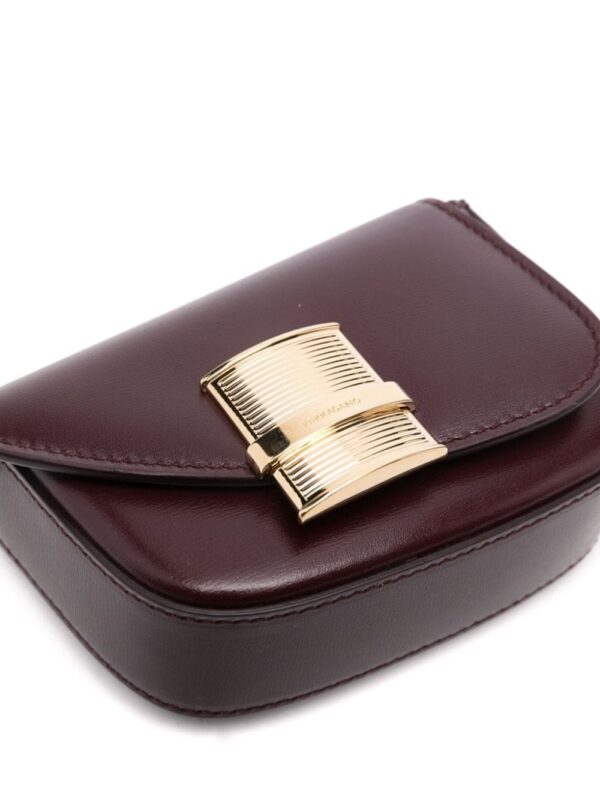 Ferragamo logo-engraved leather mini bag - Image 4