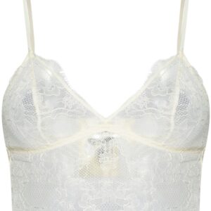 ANINE BING lace longline bralette
