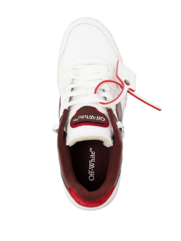 Off-White Out Of Office panelled leather sneakers - Image 4