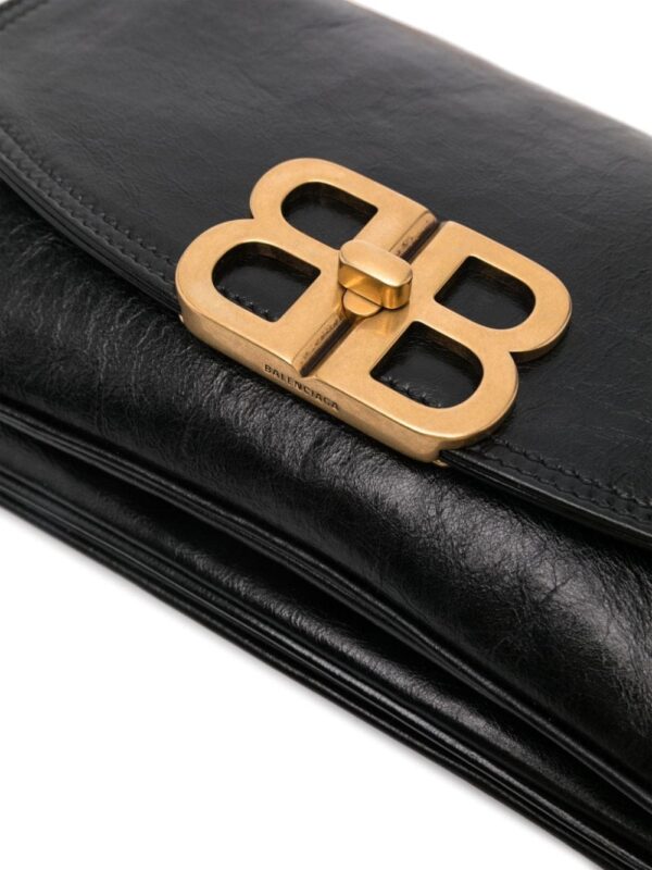 Balenciaga small BB flap leather bag - Image 4