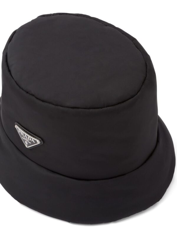 Prada logo-appliqué padded bucket hat - Image 3