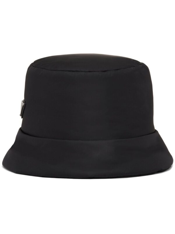 Prada logo-appliqué padded bucket hat