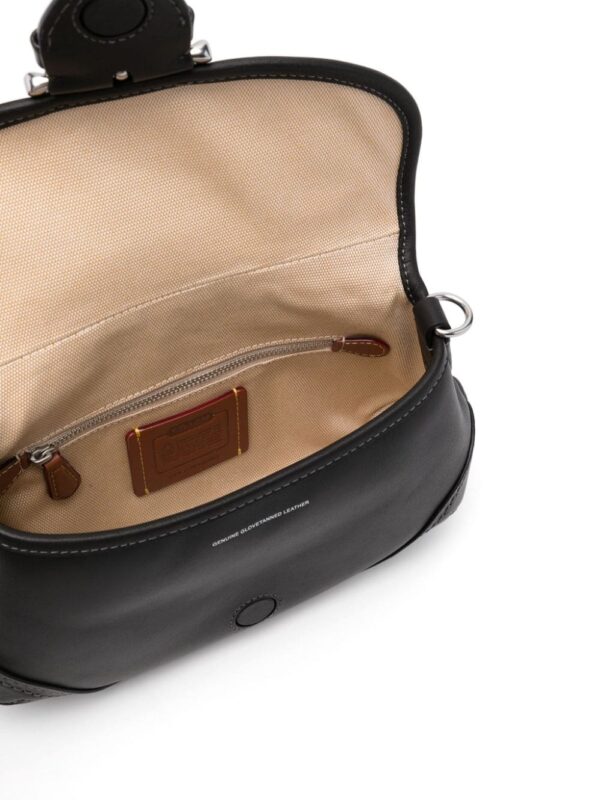 Coach buckle-detail leather shoulder bag - Image 5