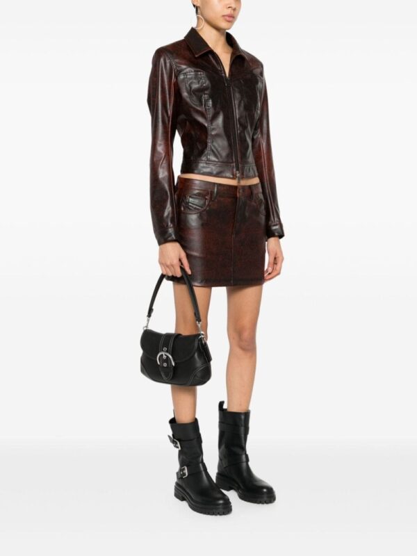 Coach buckle-detail leather shoulder bag - Image 2