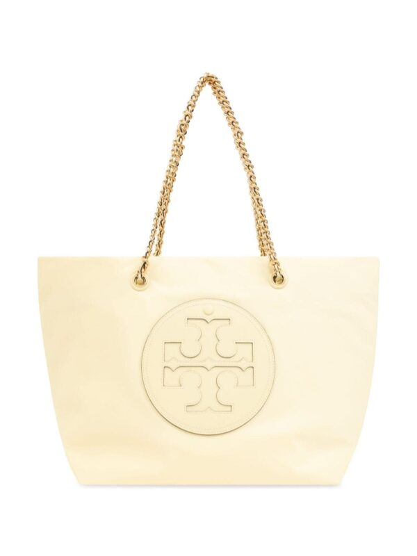 Tory Burch Ella logo-patch tote bag