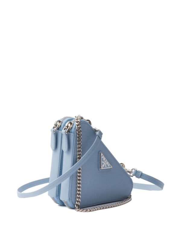 Prada Mini Leather  Pouch - Image 2