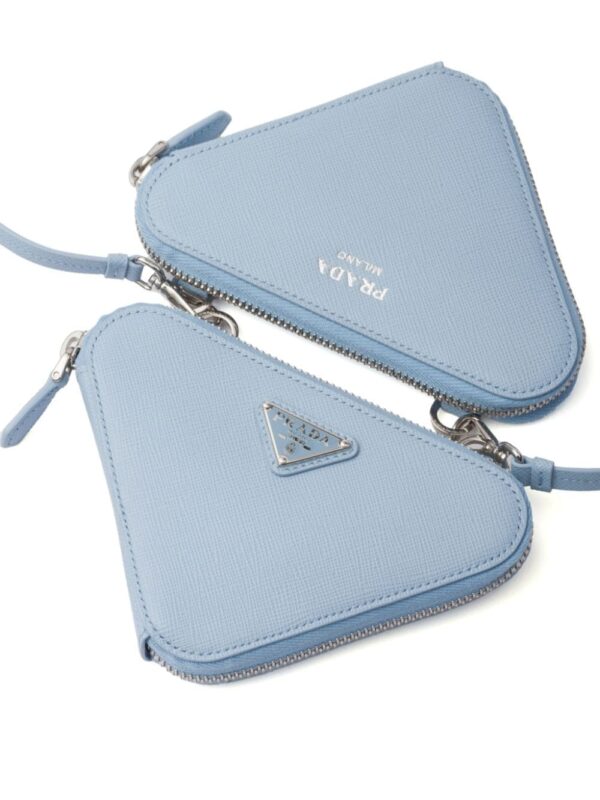 Prada Mini Leather  Pouch - Image 4