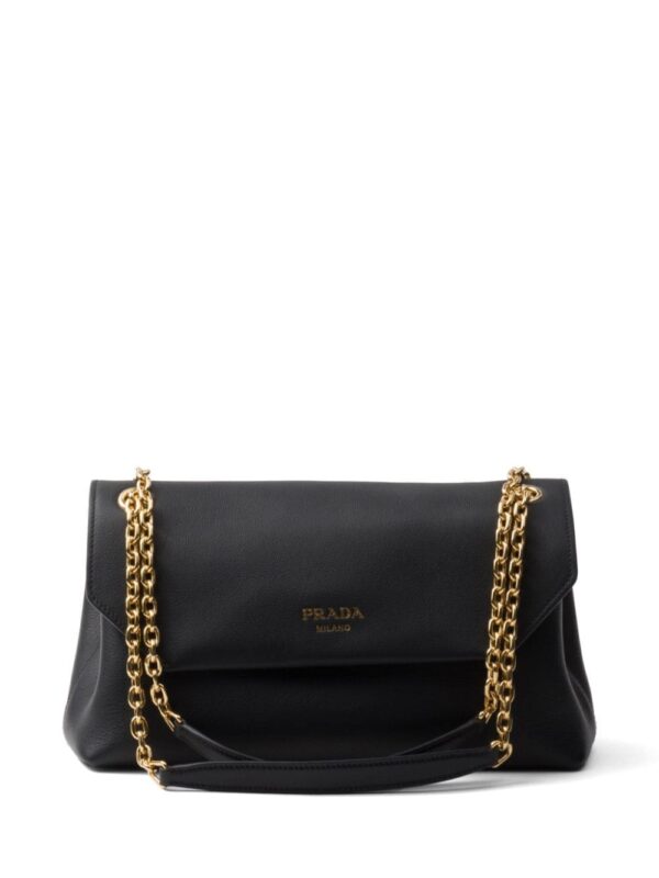 Prada medium leather shoulder bag