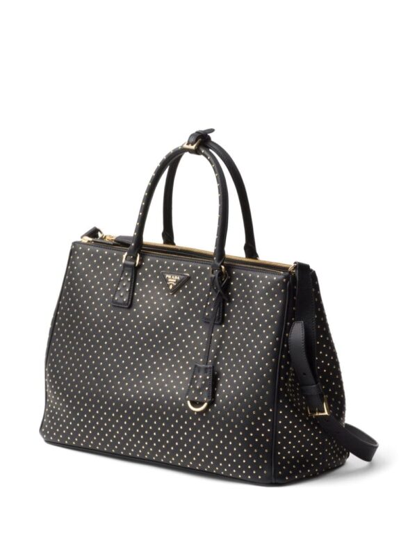 Prada studded Galleria Saffiano leather handbag - Image 5