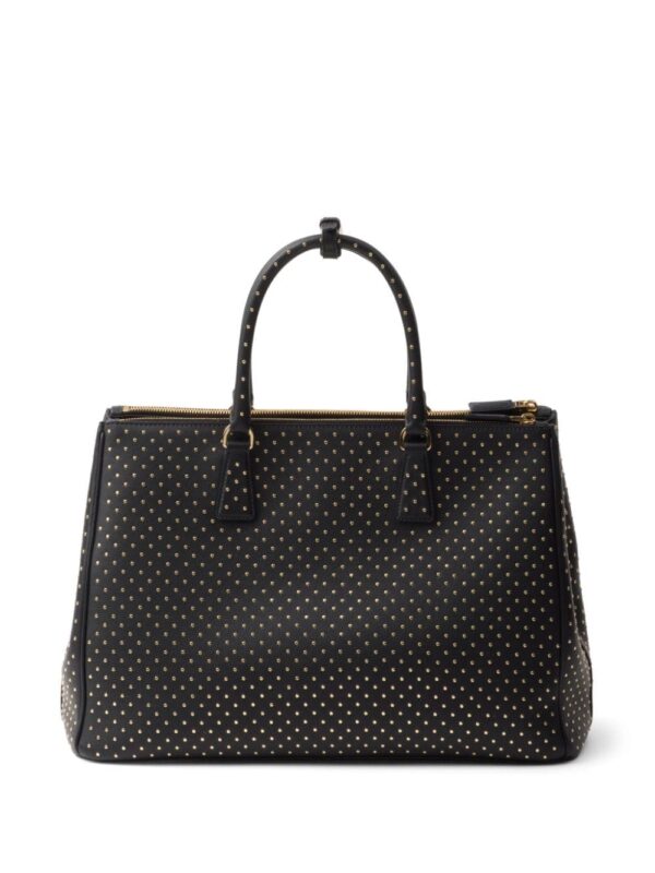 Prada studded Galleria Saffiano leather handbag - Image 4
