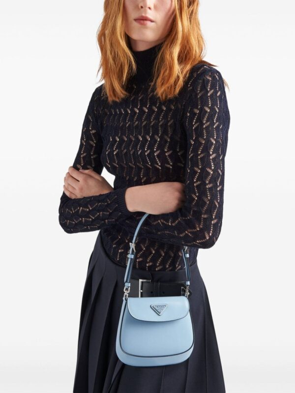 Prada Cleo Brushed Leather Mini Bag - Image 3