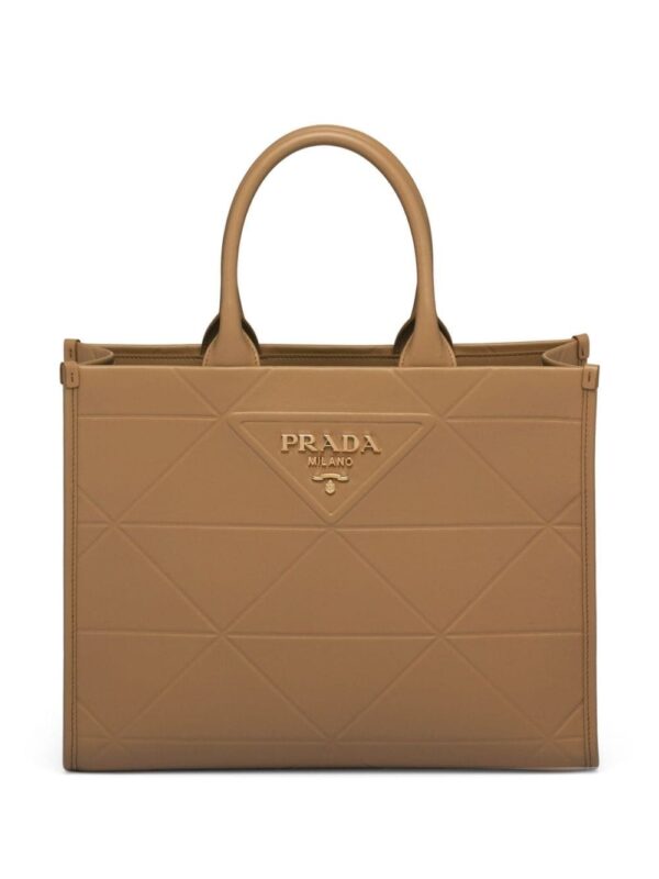 Prada medium Symbole leather tote bag