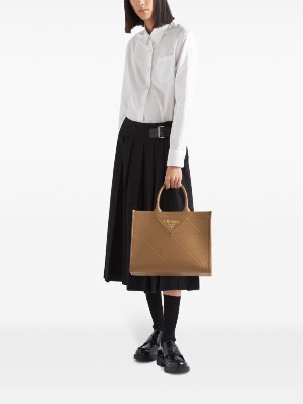 Prada medium Symbole leather tote bag - Image 2