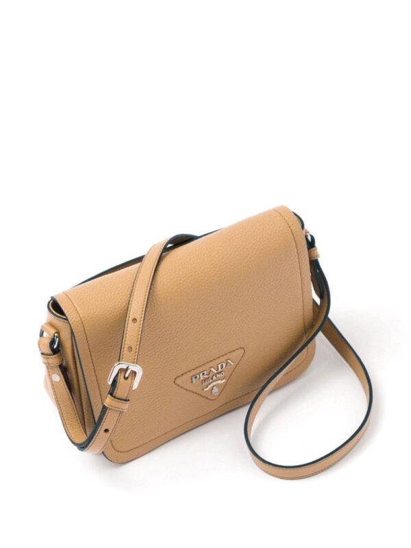 Prada grained leather shoulder bag - Image 4