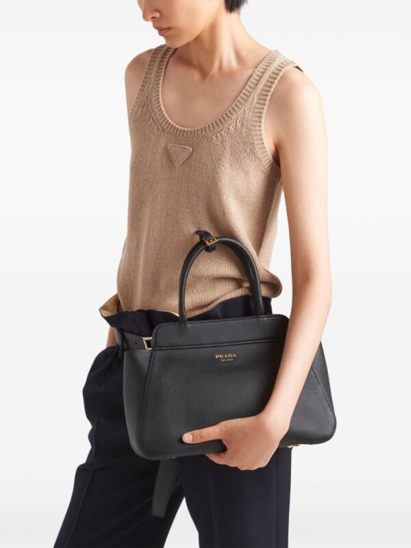 Prada medium leather tote bag - Image 2