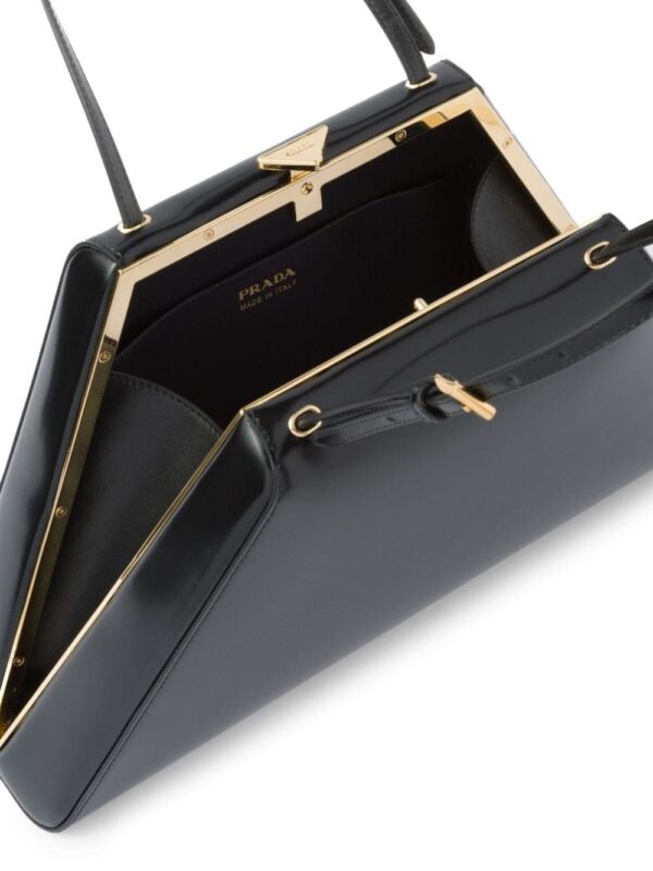Prada patent-leather tote bag - Image 5